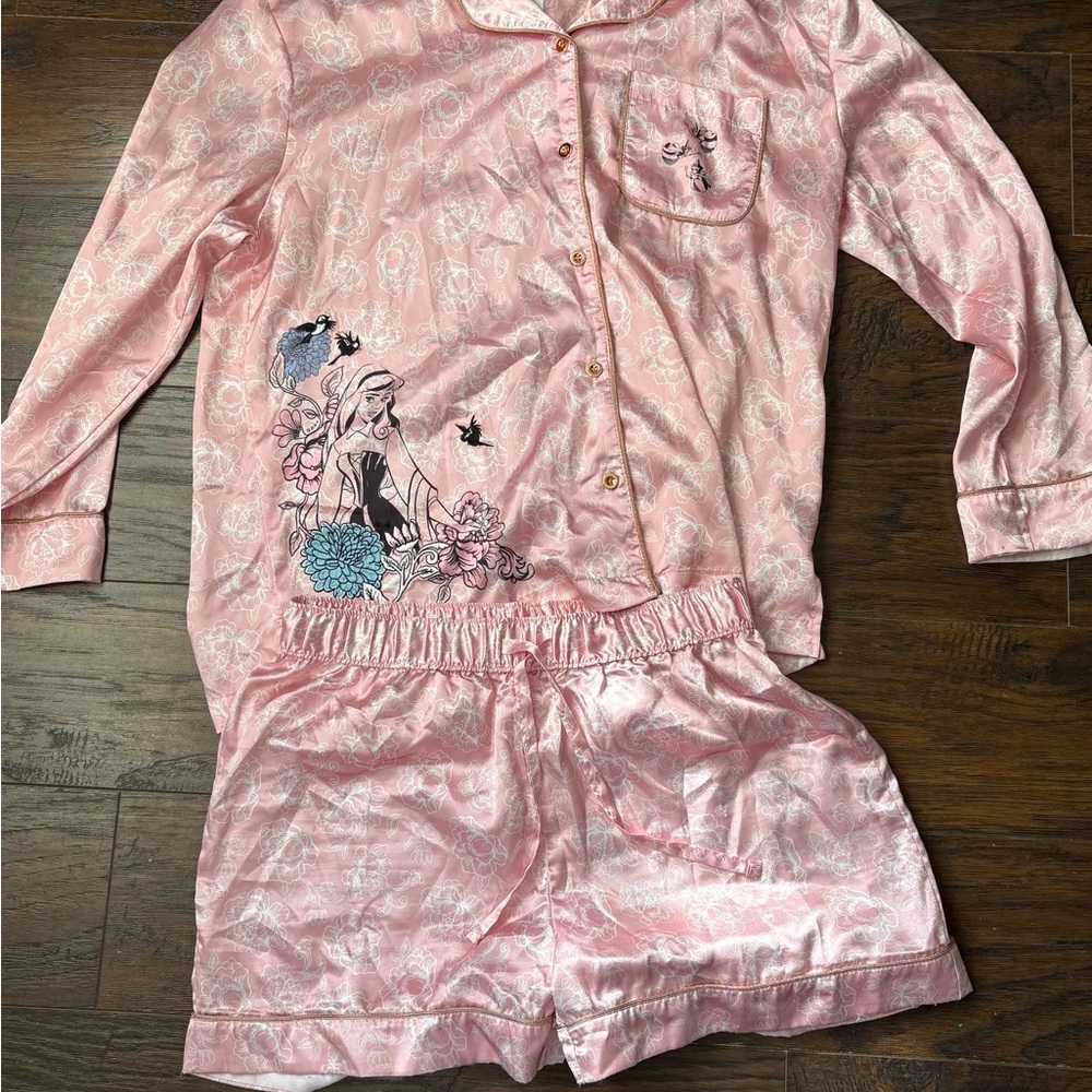 Pink Adult Sleeping Beauty Pajama set